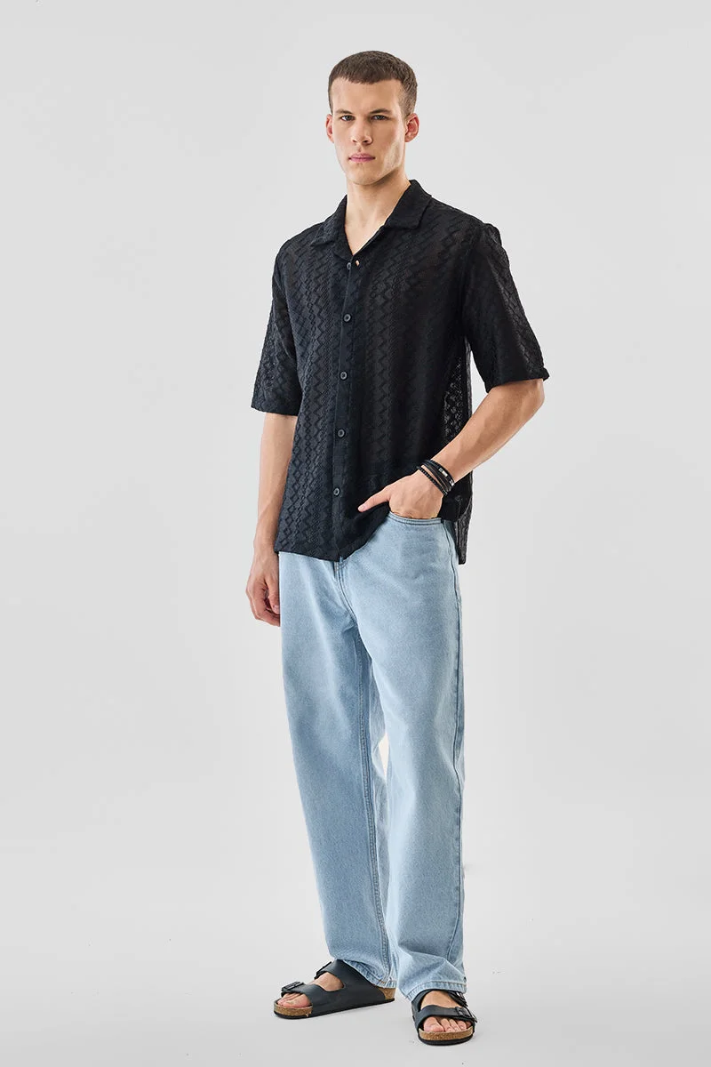 SNITCH Jacquard Box Fit Shirt